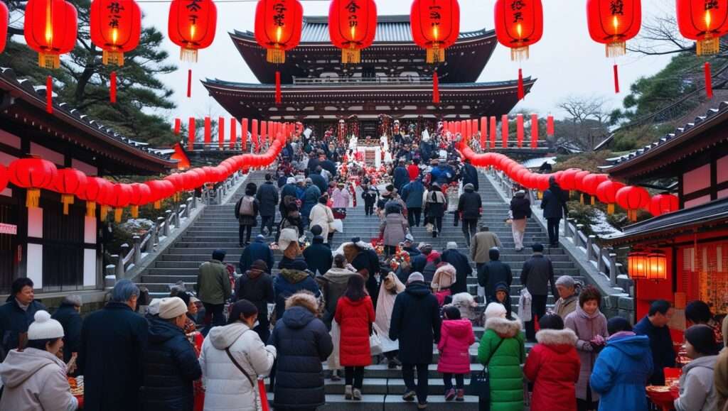 New Year’s Celebrations at Tsuruoka Hachimangu Shrine